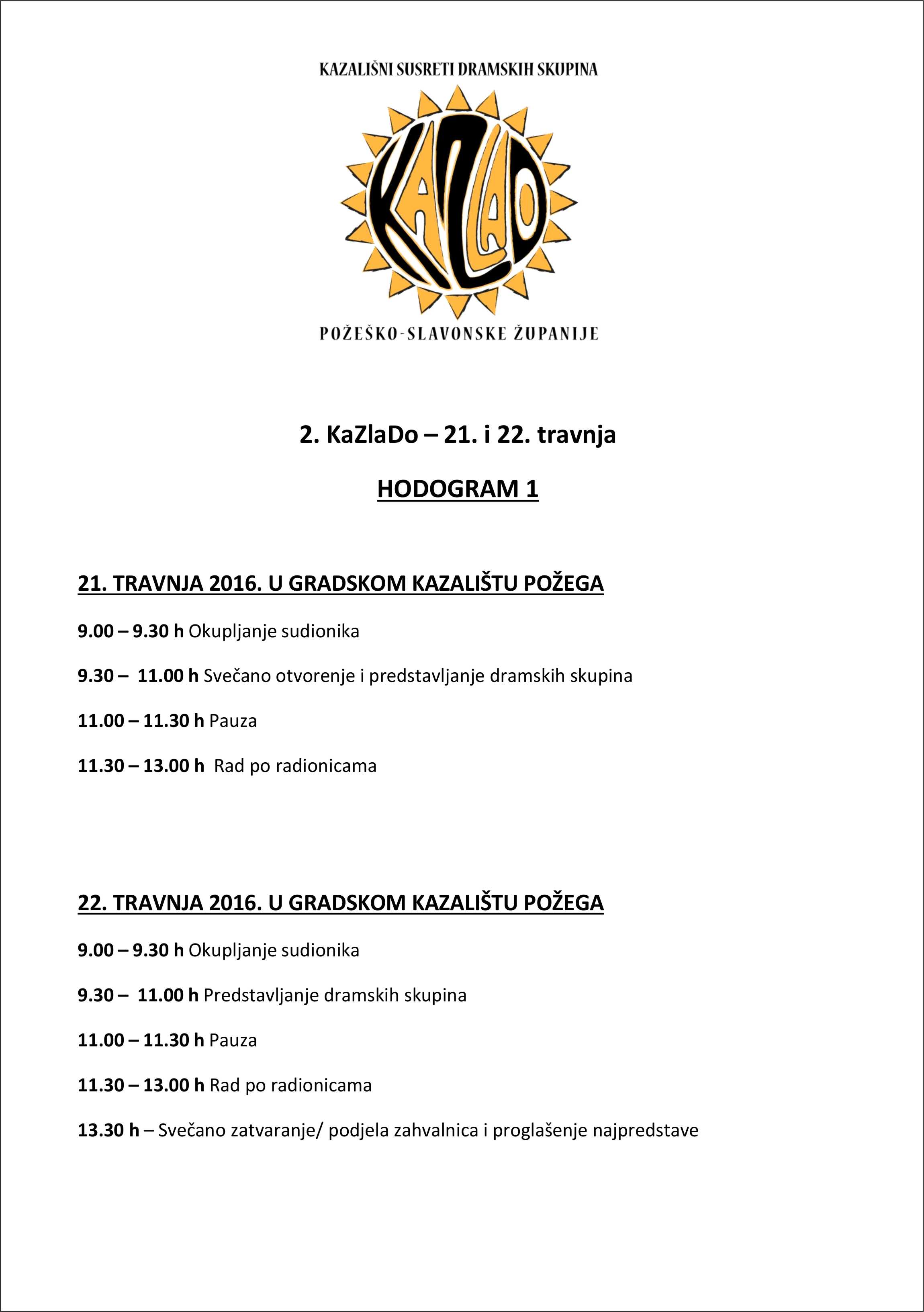 HOD 1 2016