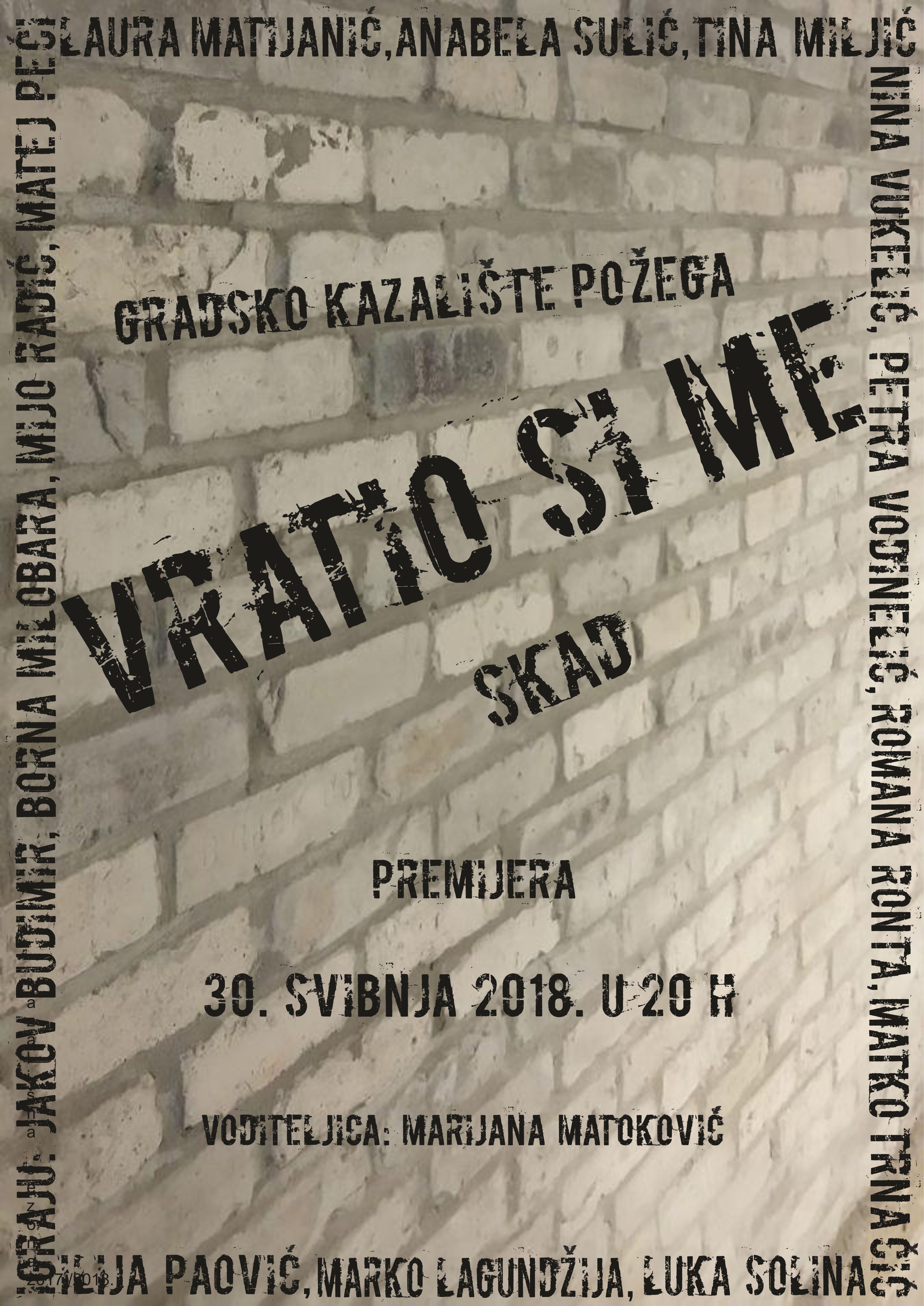 VRATIO SI ME PLAKAT